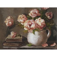 Slika na platnu Rozi božuri, 60x80cm