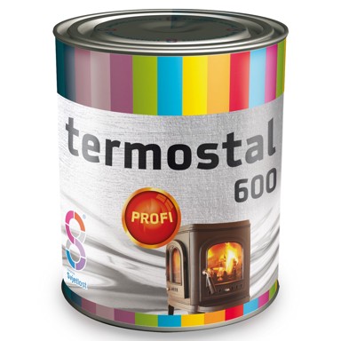 CHROMOS SVJETLOST Specijalni premaz za metal Termostal 600 crni 0,75 l