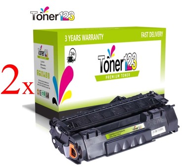 TONER123 Komplet Canon 715 / CRG-715 / LBP-3310,3370, 2 × crna