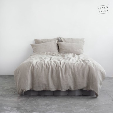 LINEN TALES Lanena posteljina Natural 140x200 cm za krevet za jednu osobu
