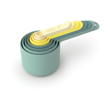 JOSEPH JOSEPH Set od 8 kuhinjskih žlica Nest Measure Opal