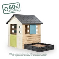 SMOBY Kućica SQUARE PLAYHOUSE 174 x 110 x 127 cm