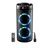 IDANCE Bluetooth zvučnik, karaoke, discoled mikrofon let go party 26R 600W BT