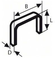 BOSCH Spajalica od tanke žice TIP 53 1609200326