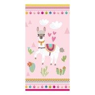 Ručnik za plažu s printom Lama, 75x150 cm