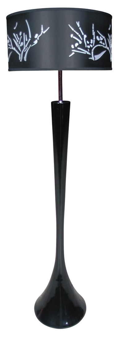 Dekorativna podna lampaML68482PL-PU, crna