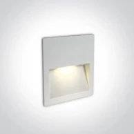 Vanjska ugradbena zidna LED svjetiljka DM68068A/W/V, 3 W, bijela