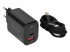 BLOW Punjač USB + USB-C PD 76-033#, 45 W, s kabelom