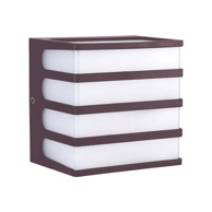 Zidna lampa, 8W, 4000K, IP65, smeđa