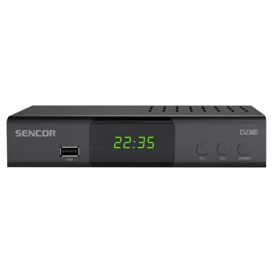 SENCOR Digitalni prijemnik SDB 5007T, DVB-T2 H.265 HEVC, HDMI CEC, USB, crna