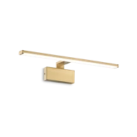 LED zidna lampa Alma, mesing