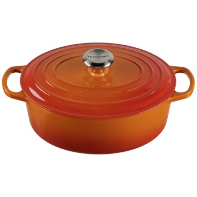 LE CREUSET Signature ovalni lonac, 27 cm, volcanic