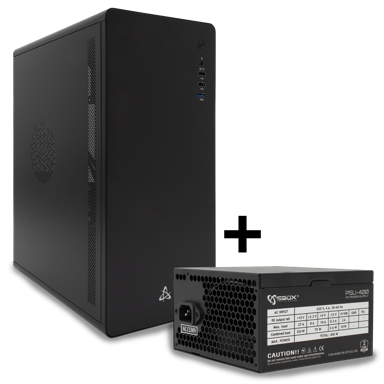 SBOX Kućište PCC-500B, ATX, s napajanjem PSU-400
