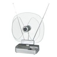 FALCOM Antena sobna s pojačalom UHF/VHF, srebrna