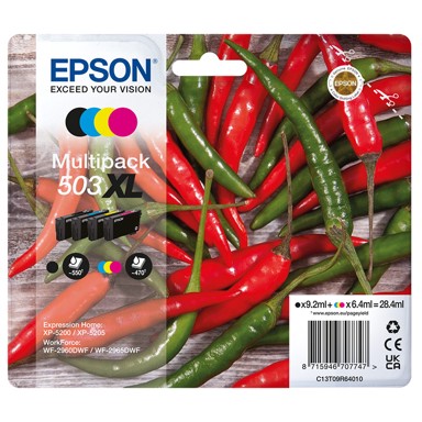 EPSON Tinta 503XL, 4 kom, XL, CMYK