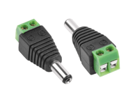CABLETECH DC priključak, muški, 2,1 x 5,5 x 14 mm, s vijcima