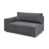 BOBOCHIC PARIS Tamno siva modularna sjedeća garnitura od samta (s lijevim kutom) Nihad modular, 163x95x88 cm