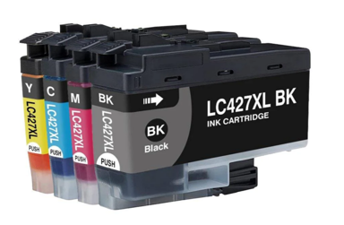 TISKAJPOCENI Komplet tinta Brother LC427XL BK + C, Y, M, XL