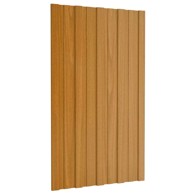 Krovni panel, 12 kom, 80 x 45 cm, prirodni