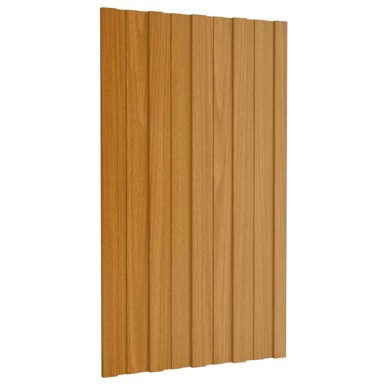 Krovni panel, 12 kom, 80 x 45 cm, prirodni