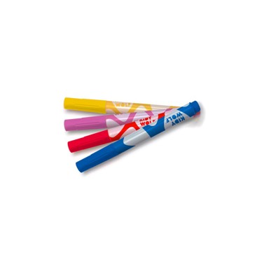 KIDYWOLF Brisivi fluorescentni flomasteri za svjetleći tablet (4 kom) - ljubičasti, crveni, plavi, žuti