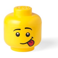 LEGO® Kutija za pohranu u obliku glave Silly L, žuta