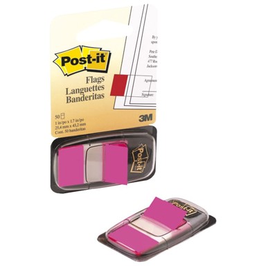 3M Post-it Zastavice 25,4x43,2 mm 50 listića roza 680-21