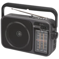 SAL Prijenosni radio prijemnik RPR10, Bluetooth, USB, microSD, crna