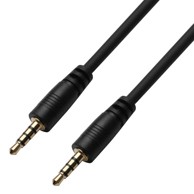 DUDAO AUX kabel 3,5 mm mini jack 50 cm, crni