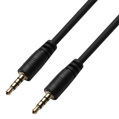 DUDAO AUX kabel 3,5 mm mini jack 50 cm, crni