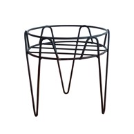 Stalak za cvijeće crni 22.5 x 22.5 cm