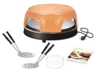 EMERIO Pekač za pizzu Pizzarette, 1 pizza, 1100 W, crna, smeđa