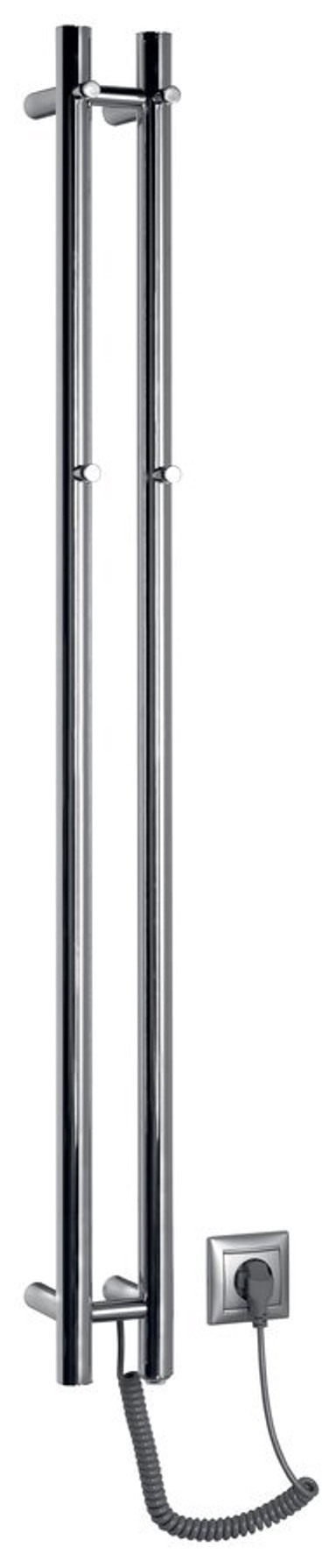 SAPHO Električni sušač ručnika PAPINADO, 109 x 1200 mm, 40 W, kromirani