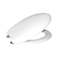 Sporospuštajuća WC daska Prestige bijela