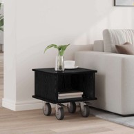 TV stalak 37x35x35 cm od konstruiranog drva, crni hrast