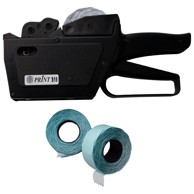 PRINTEX Aparat za lijepljenje etiketa 26 x 16 mm, dvoredni, EUR, KN, Print 18