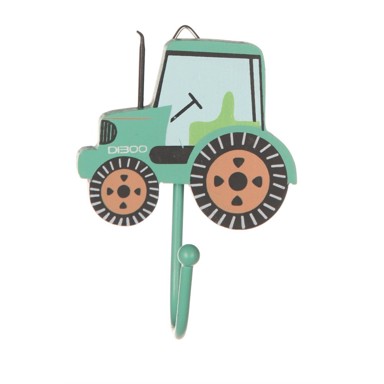  SASS & BELLE Zelena zidna kuka Tractor