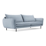 COSMOPOLITAN DESIGN Svjetlo plava baršunasta sofa 200 cm Vienna, 200x92x95 cm