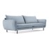 COSMOPOLITAN DESIGN Svjetlo plava baršunasta sofa 200 cm Vienna, 200x92x95 cm