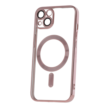 ONASI Zaštitna maskica, Samsung Galaxy S24 FE, Magshiny, MagSafe, prozirna, rozi obrub