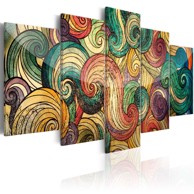 Slika Colourful Waves 100x50