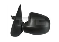 TYC Retrovizor Dacia Logan 13-, crni, lijevi, unutarnje podešavanje, Sandero