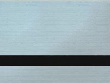 COLOP Laminat za graviranje LZ-991-005A, 0,5 mm, brušeni srebrni/crni