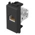 TEM MODUL Utičnica CAT5e KS RJ45 8/8, 1 mjesto, KM37, SB crna