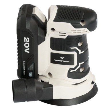 VORSTAHL akumulatorska ekscentrična brusilica za drvo 125 mm, 20 V, 1 x 2 Ah