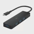 AUKEY USB hub CBC64 USB 3.2 GEN 2 (3.1 Gen 2) Type-C, crna