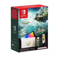 NINTENDO Konzola Switch OLED Zelda Tears of the Kingdom Limited Edition, zlatno-bijela
