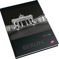 ELISA Bilježnica Cities by Night A4, 96 lista, tvrdi uvez, kvadratići