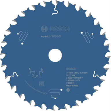 BOSCH PROFESSIONAL List kružne pile EXPERT Wood, 168 mm, 28 zuba