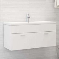 Ormarić za lavabo-umivaonik, 100x38 5x46 cm, konstruirano drvo, bijela